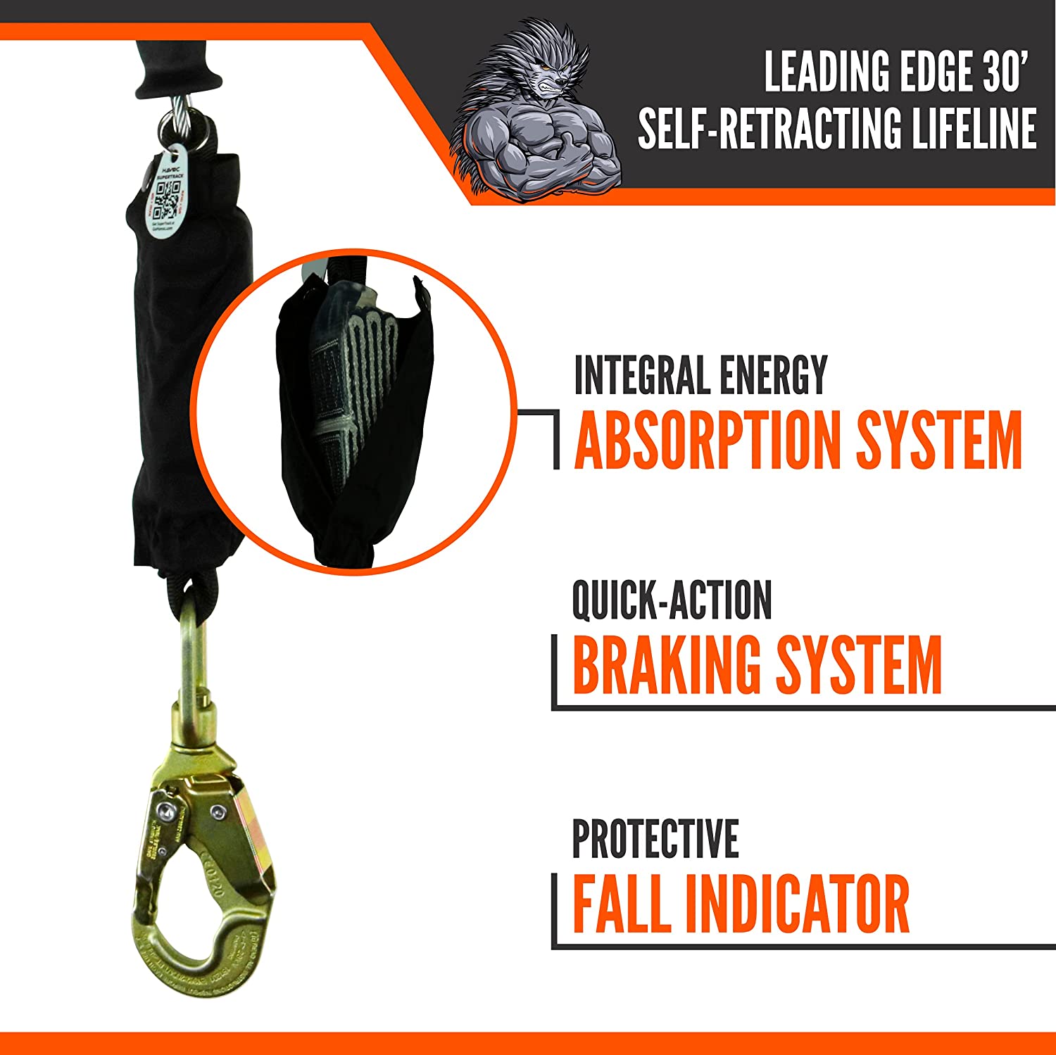 30' EDGEHOG SRL W/ SNAP HOOK, CLASS 2 - Image 21