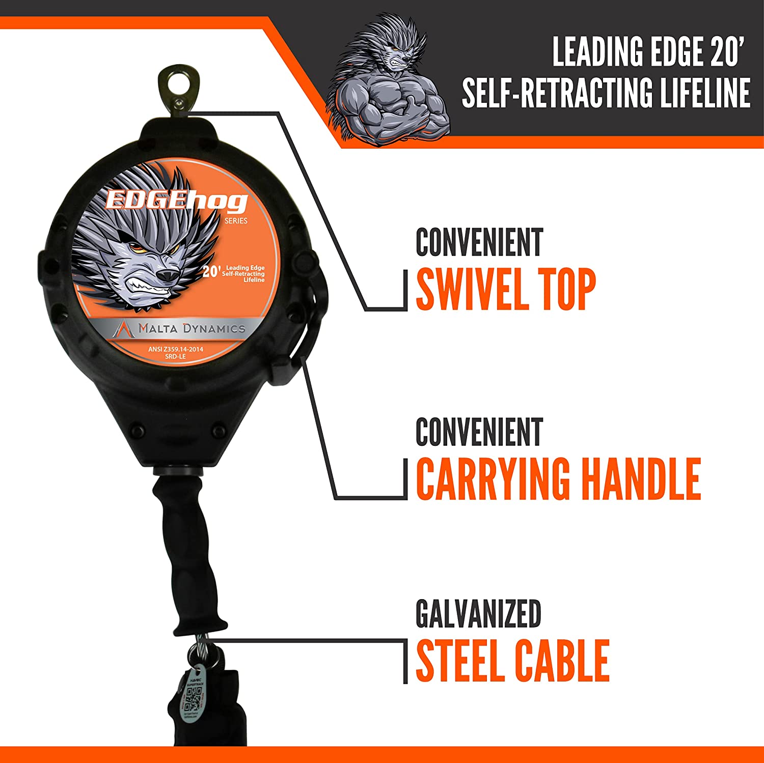 30' EDGEHOG SRL W/ SNAP HOOK, CLASS 2 - Image 22