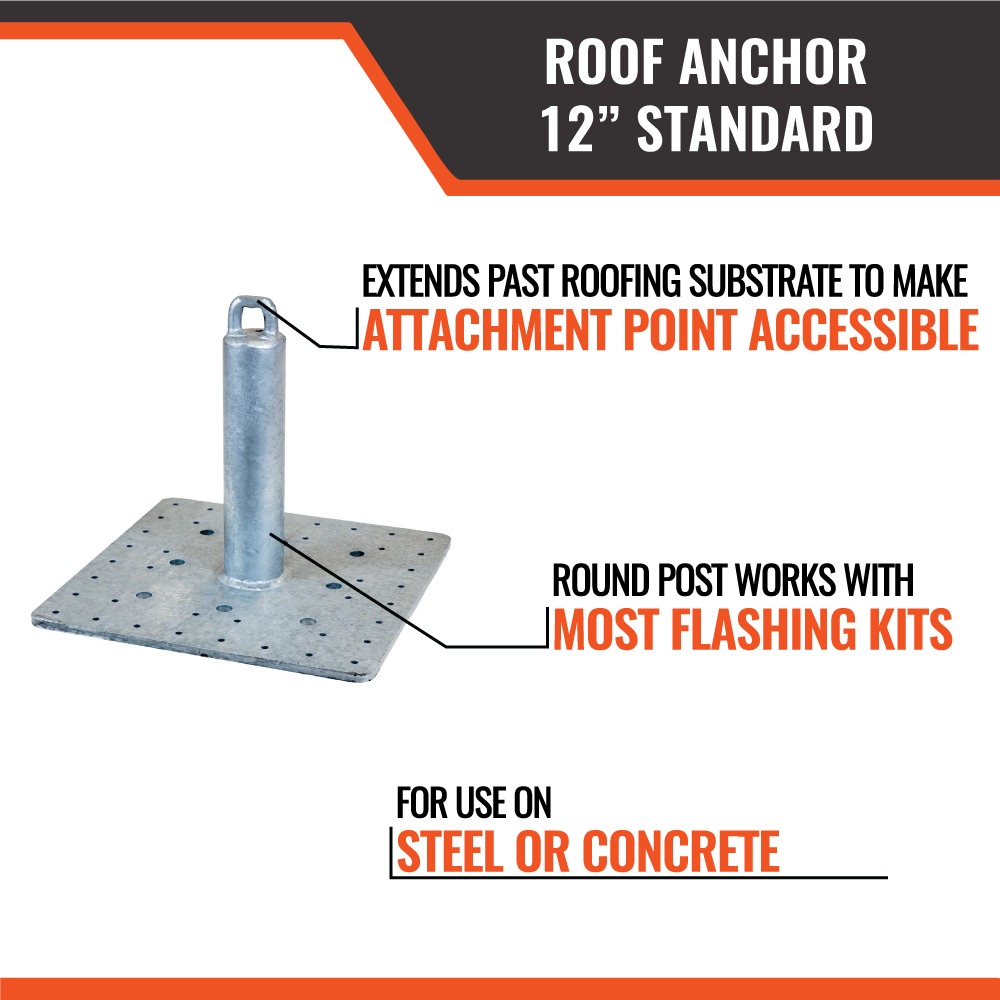 ROOF ANCHOR 12" THREADED TOP - Image 6