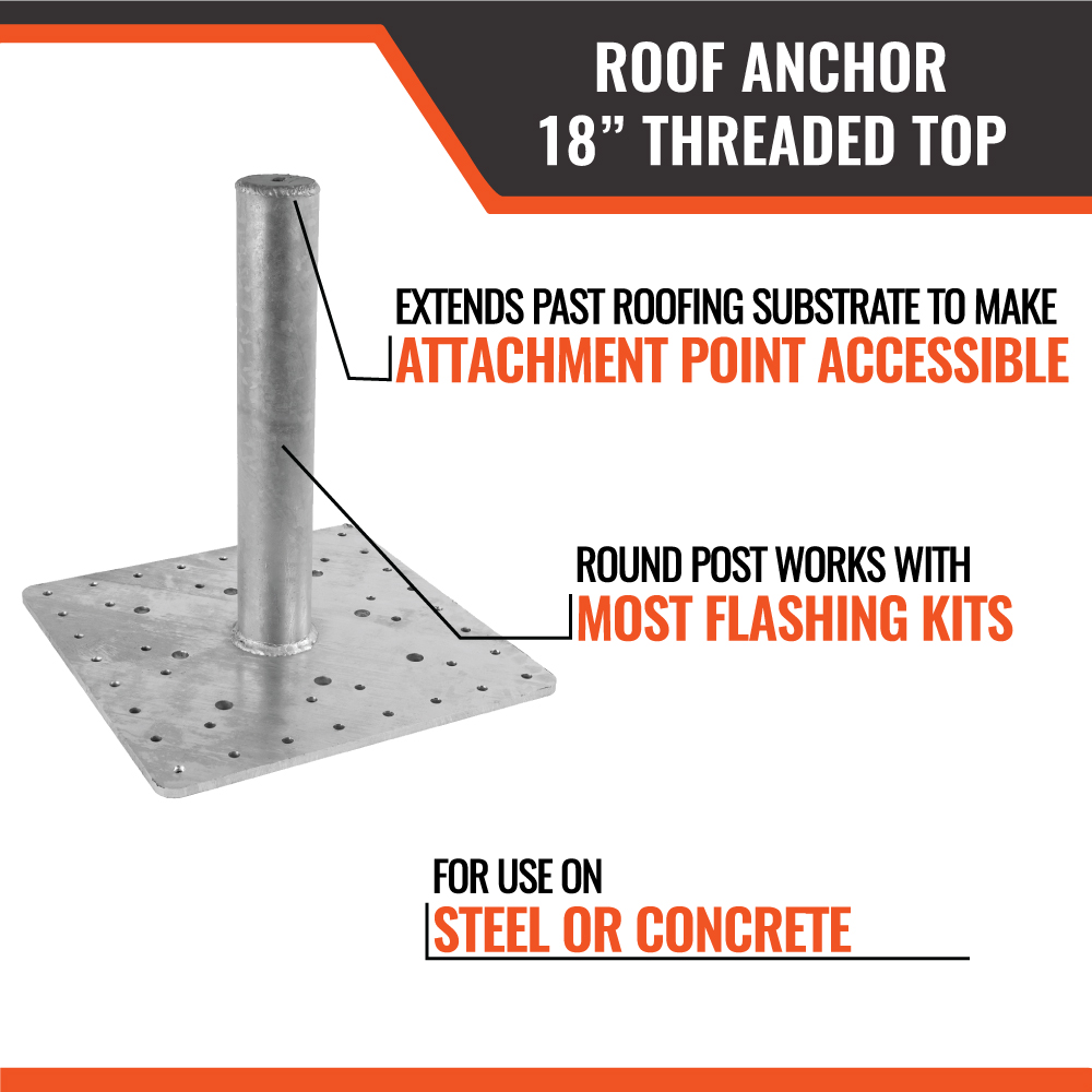 ROOF ANCHOR 18" THREADED TOP <span class="title-excerpt">Super Sale! $99.99 (while supplies last)</span> - Image 2