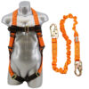 Malta Dynamics Universal-Sized Warthog Pass-Thru Safety Harness Kit <span class="title-excerpt">Full Body Fall Protection with 4.5-6’ Shock Absorbing Stretch Lanyard, OSHA/ANSI Compliant</span>