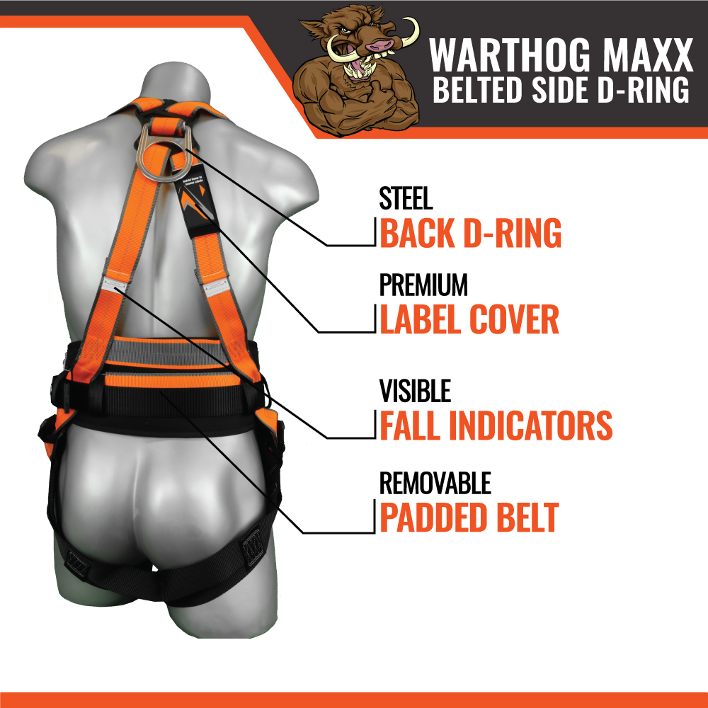 WARTHOG® MAXX BELTED SIDE D-RING HARNESS - Image 3