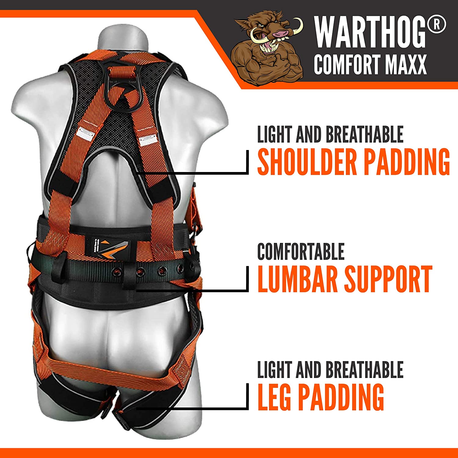 WARTHOG COMFORT MAXX BELTED SIDE D-RING HARNESS - Image 5