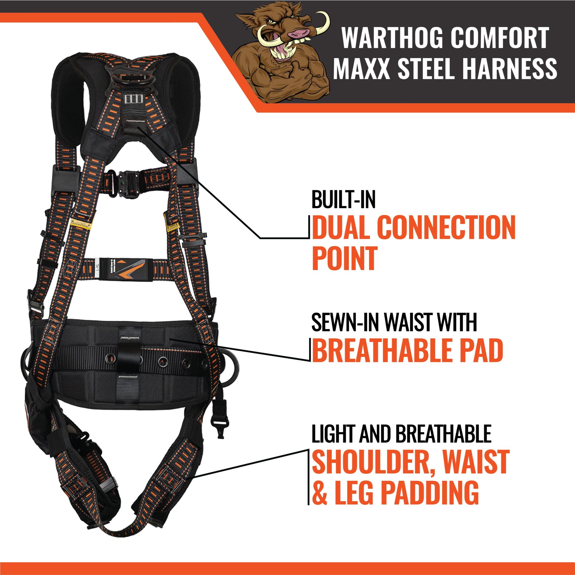 WARTHOG® COMFORT MAXX STEEL HARNESS - Image 3