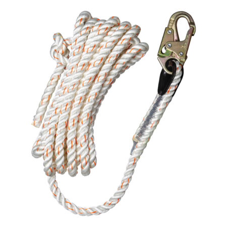 VERTICAL LIFELINE W/ SNAP HOOK