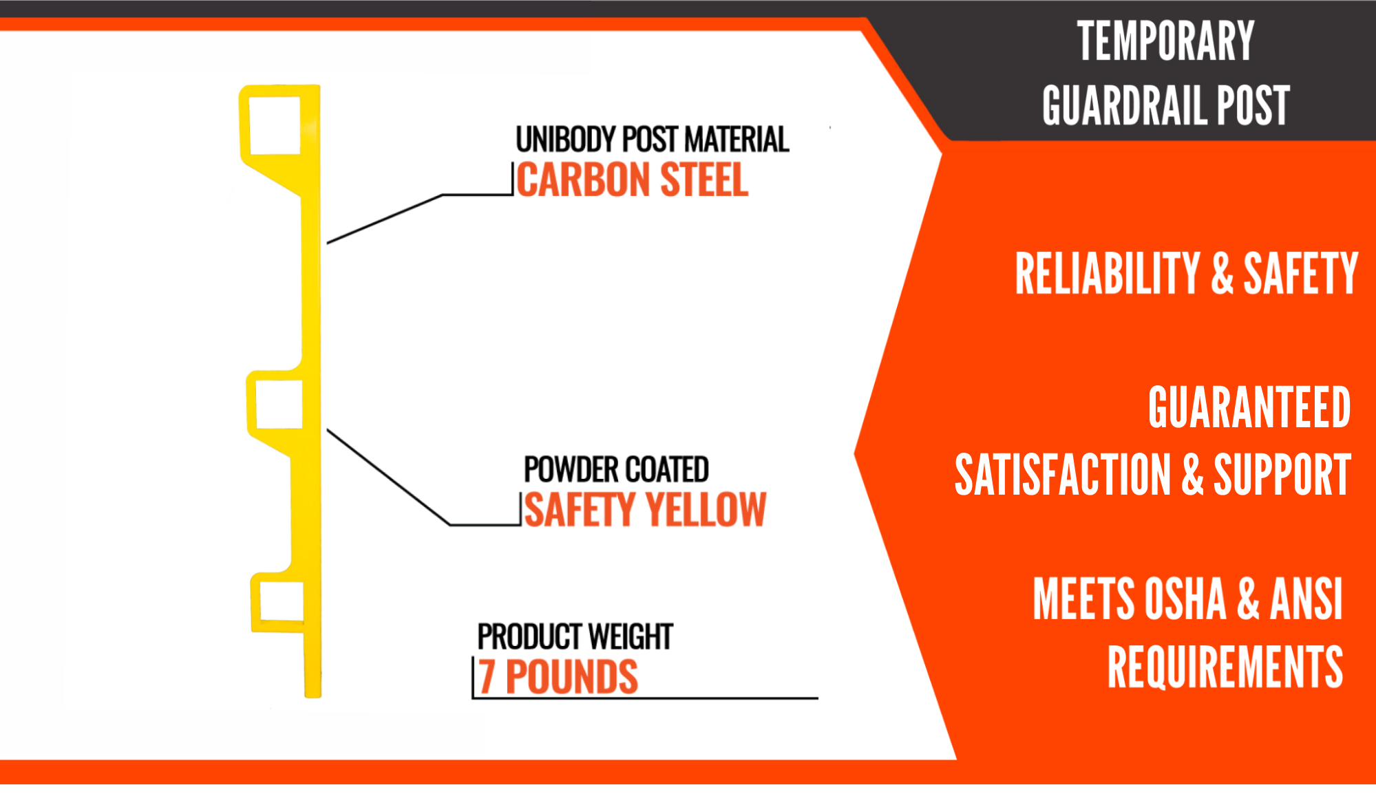 Temporary Guardrail Post - Image 16