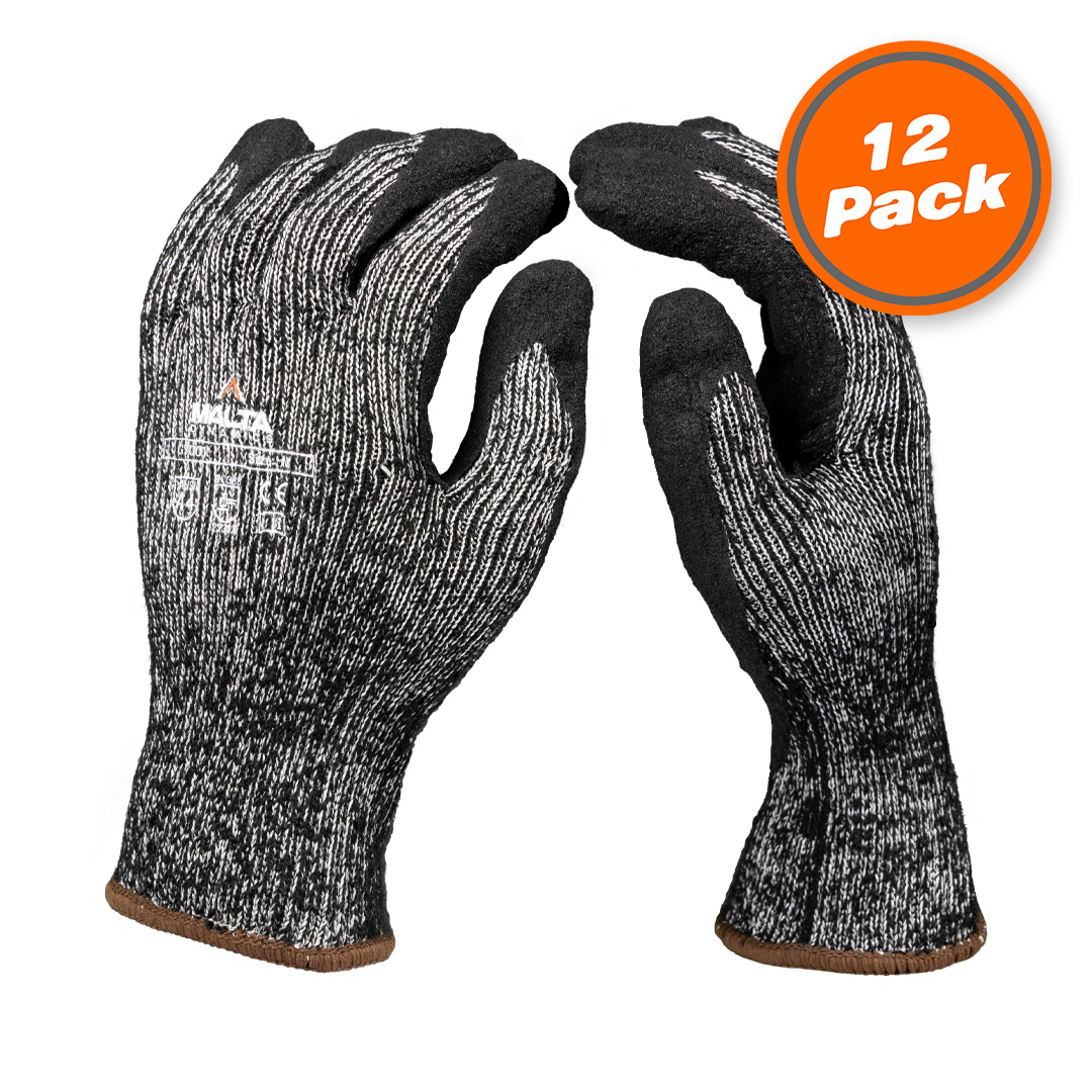 INSULATED CUT LEVEL A4 WORK GLOVES (12 PACK)