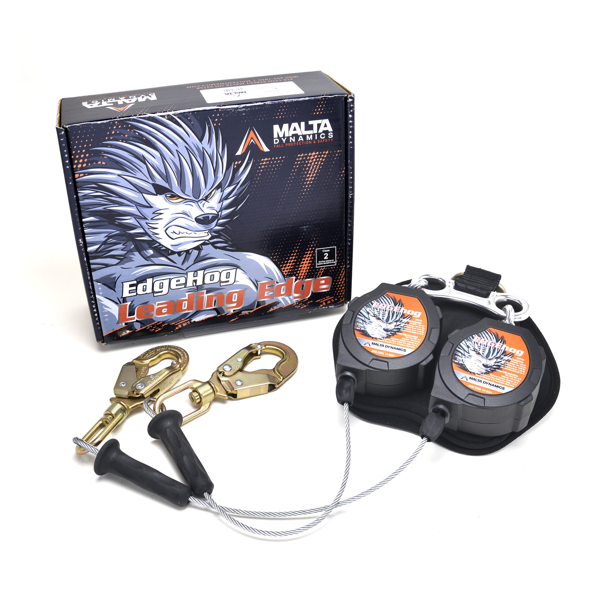 6’ EDGEHOG DUAL SRL W/ SNAP HOOK, CLASS 2-P - Image 8