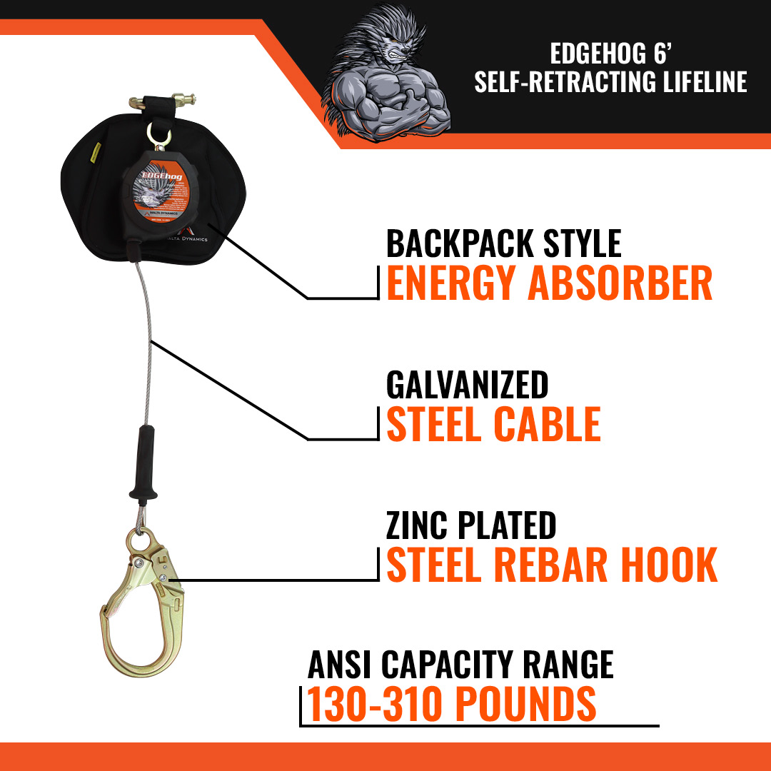 6’ EDGEHOG SRL W/ REBAR HOOK, CLASS 2-P - Image 8