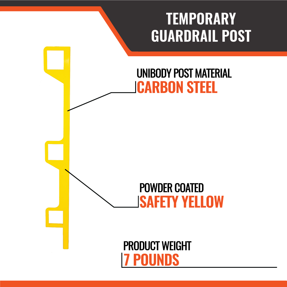 Temporary Guardrail Post - Image 3