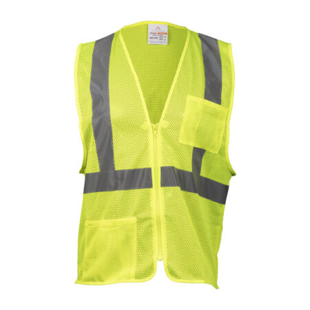 HIGH VISIBILITY YELLOW FIELD VEST