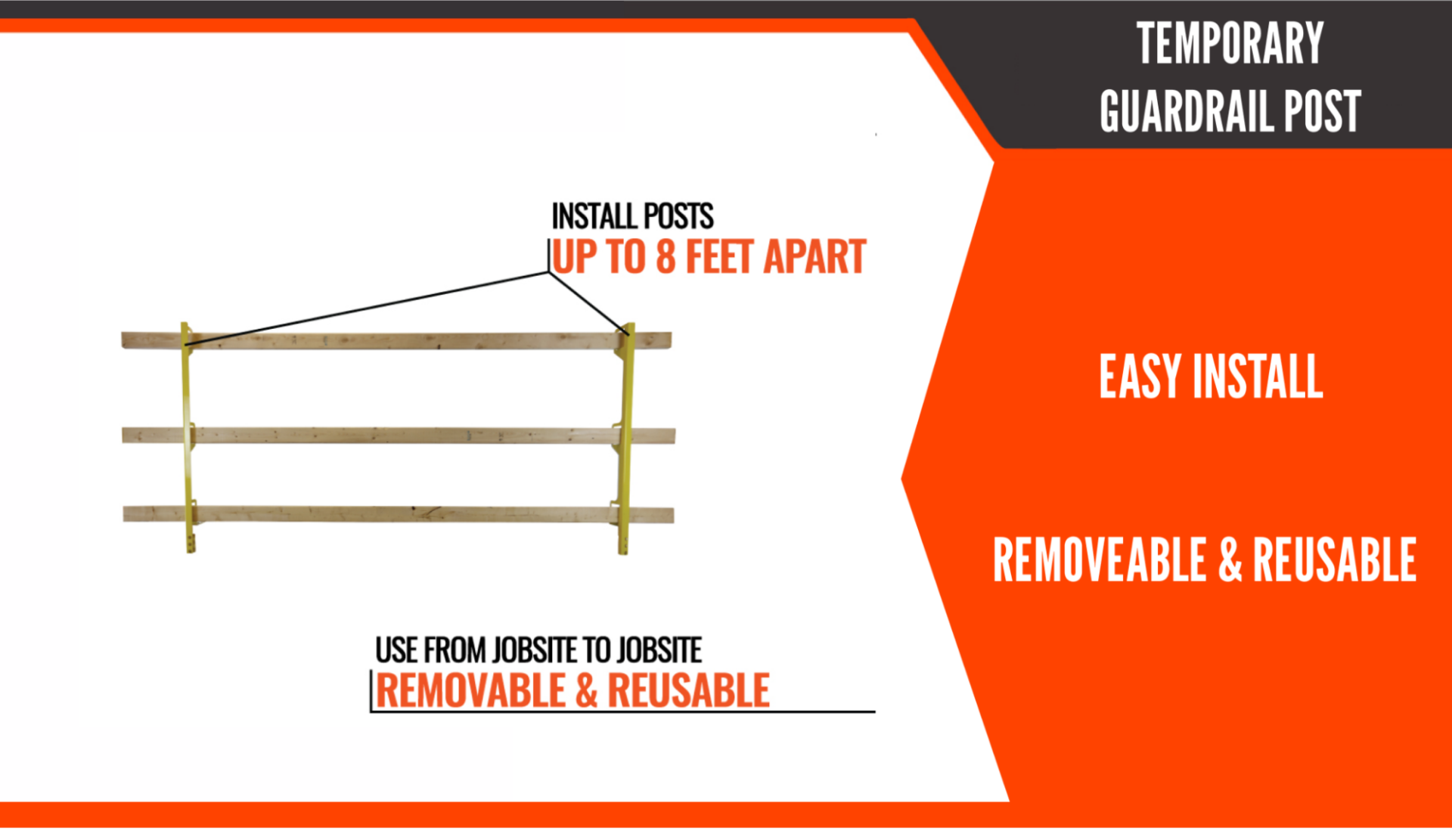 Temporary Guardrail Post - Image 17