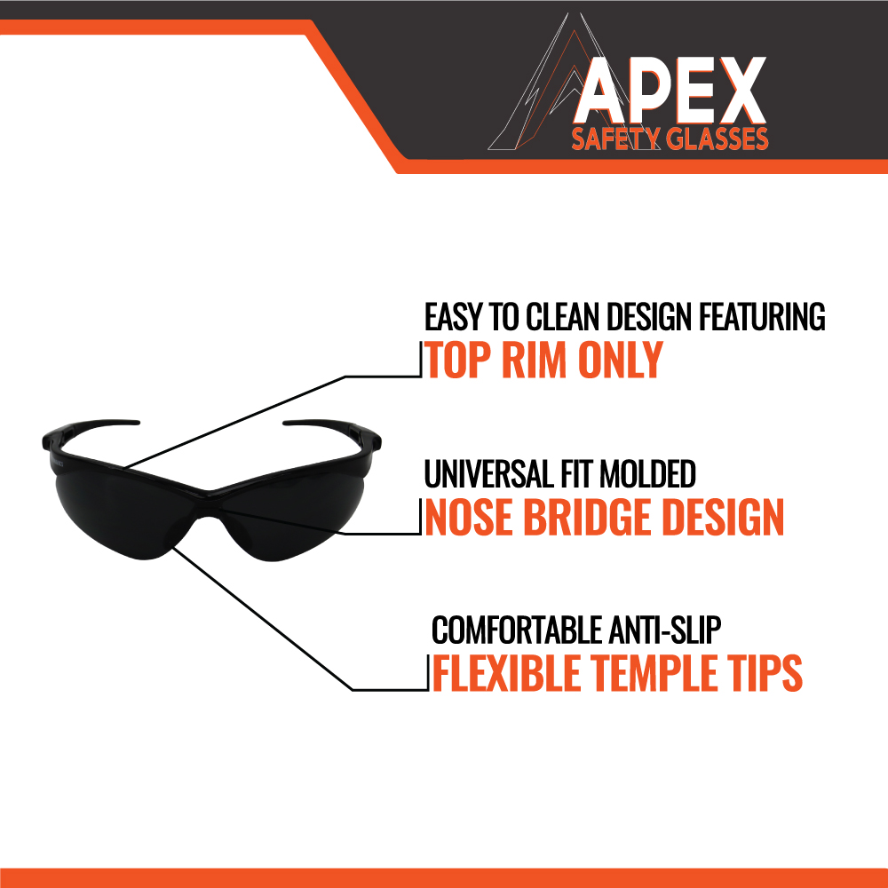 APEX Tinted Safety Glasses - Image 9