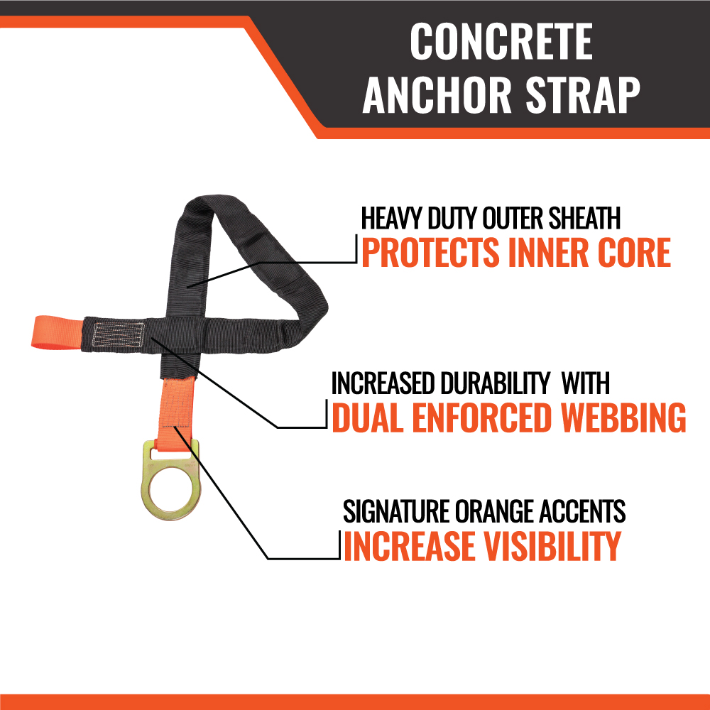 4’ MALTA DYNAMICS CONCRETE ANCHOR STRAP - Image 3